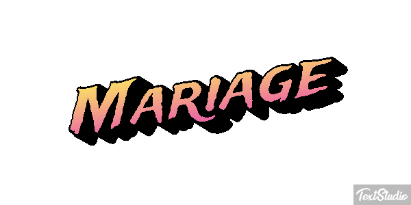 Mariage Effet de texte