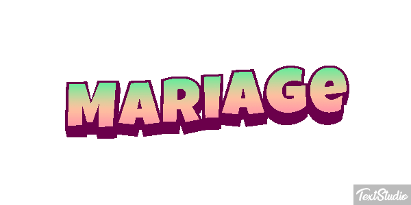 Mariage Effet de texte
