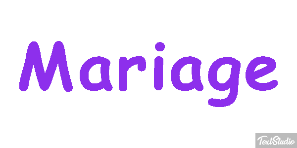 Mariage Effet de texte