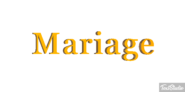 Mariage Effet de texte