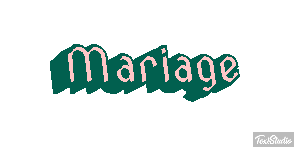 Mariage Effet de texte