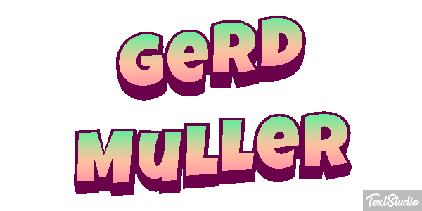 Gerd Müller Text effect