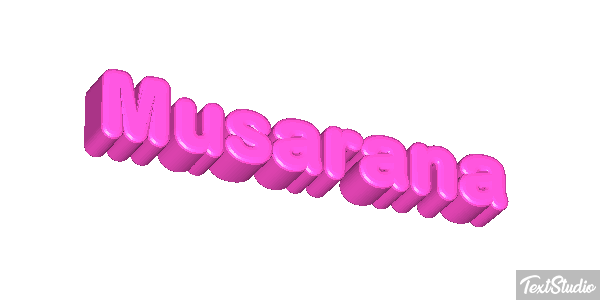 Musaraña Texteffekt