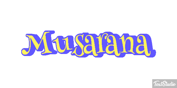 Musaraña Texteffekt