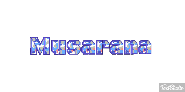 Musaraña Texteffekt