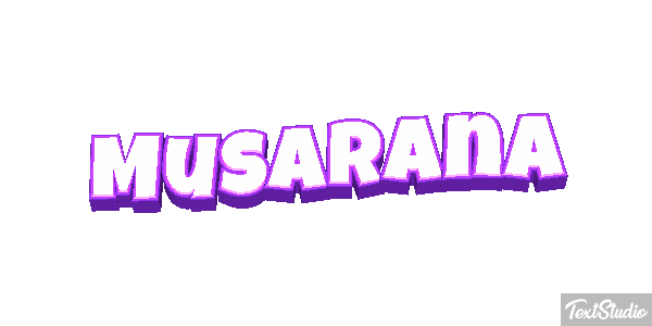 Musaraña Texteffekt