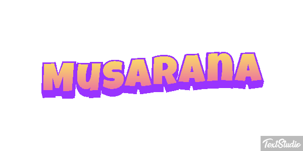 Musaraña Texteffekt