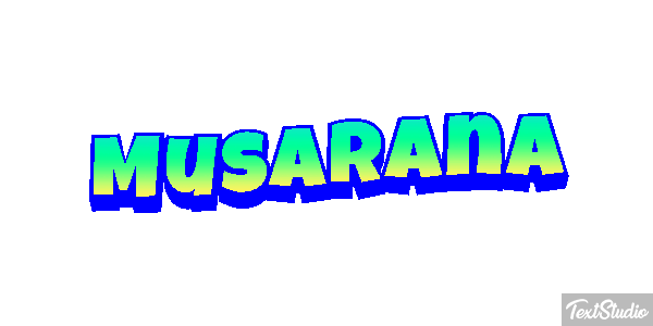 Musaraña Texteffekt