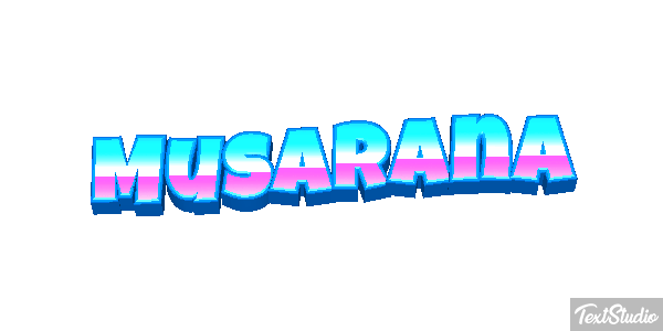 Musaraña Texteffekt