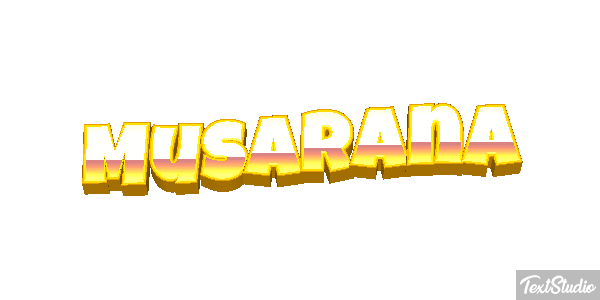 Musaraña Texteffekt