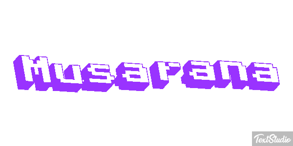 Musaraña Texteffekt