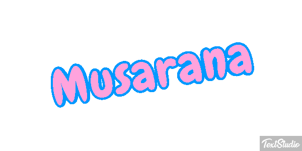 Musaraña Texteffekt