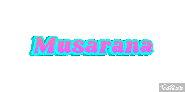 Musaraña Texteffekt