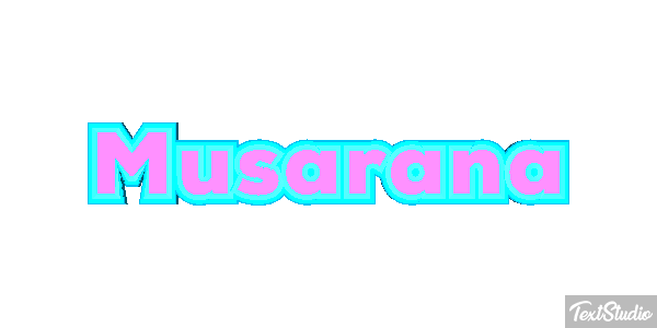 Musaraña Texteffekt