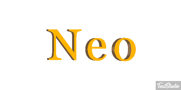 Neo Текстовый эффект