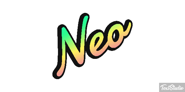 Neo Текстовый эффект