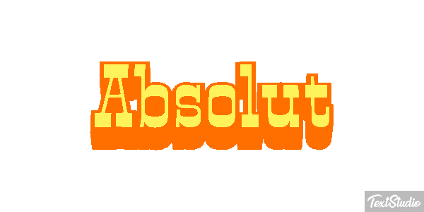 Absolut Efecto de texto