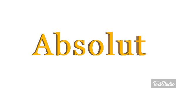 Absolut Efecto de texto