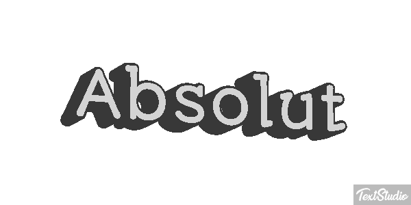 Absolut Efecto de texto