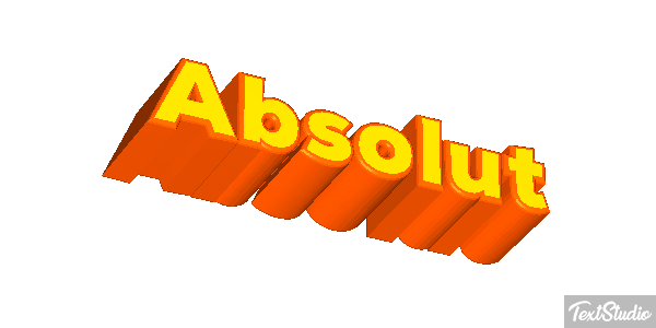 Absolut Efecto de texto
