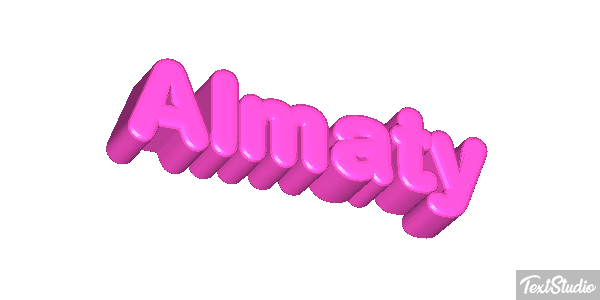 Almaty Effet de texte