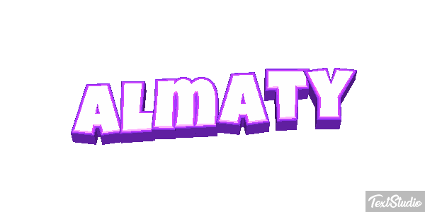 Almaty Effet de texte