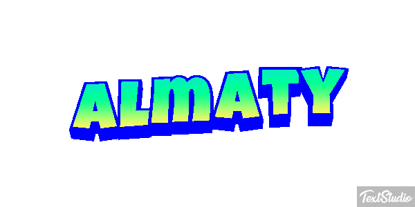 Almaty Effet de texte