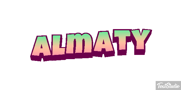 Almaty Effet de texte