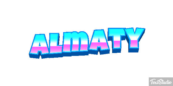 Almaty Effet de texte