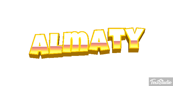 Almaty Effet de texte