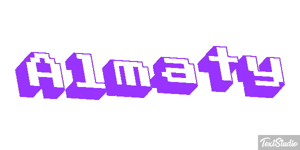 Almaty Effet de texte