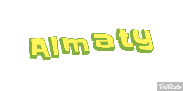 Almaty Effet de texte