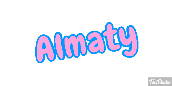 Almaty Effet de texte