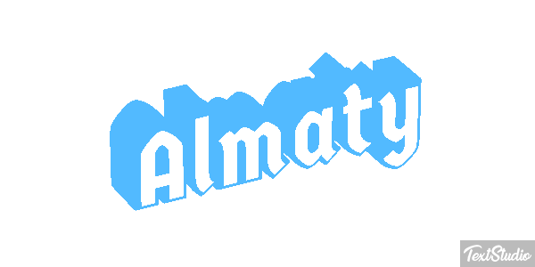 Almaty Effet de texte