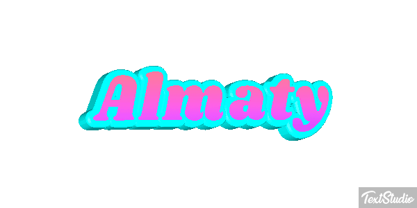 Almaty Effet de texte