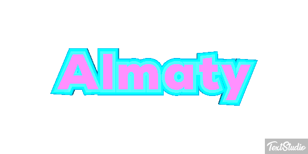 Almaty Effet de texte