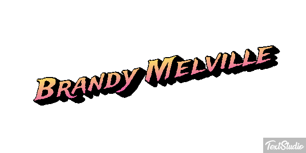 Brandy Melville Effetto testo