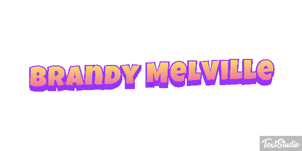 Brandy Melville Effetto testo