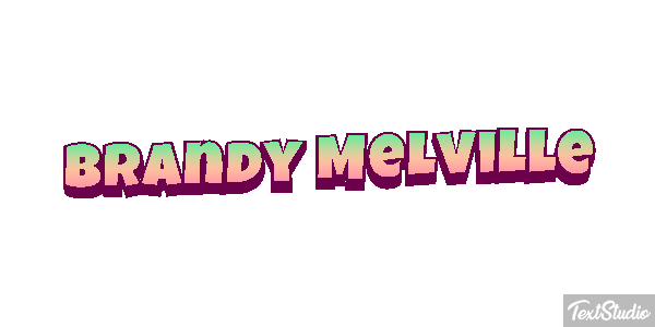 Brandy Melville Effetto testo