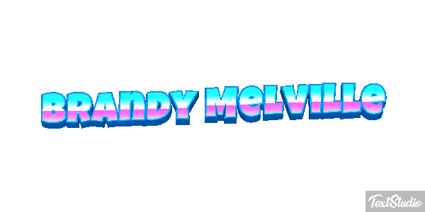 Brandy Melville Effetto testo