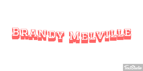 Brandy Melville Effetto testo