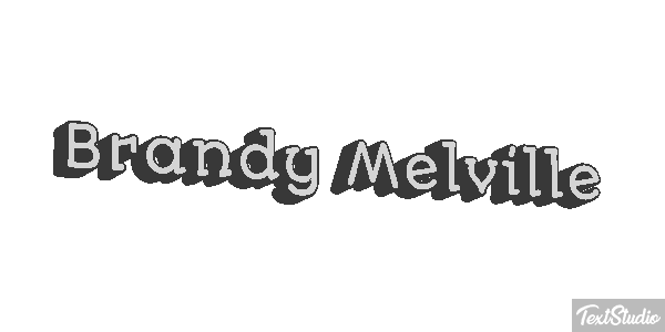 Brandy Melville Effetto testo