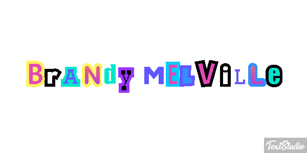 Brandy Melville Effetto testo