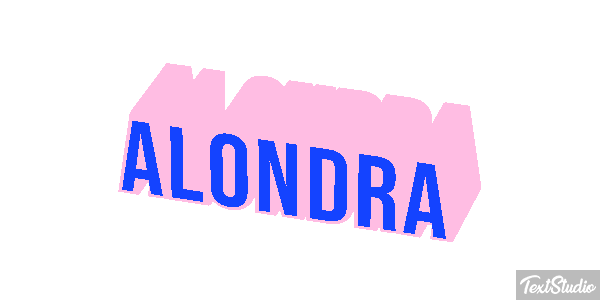Alondra Effet de texte