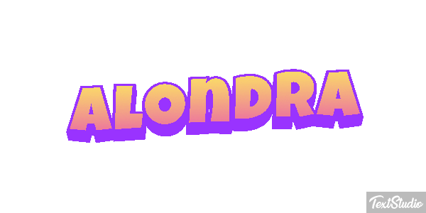 Alondra Effet de texte