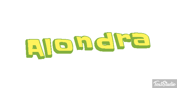 Alondra Effet de texte