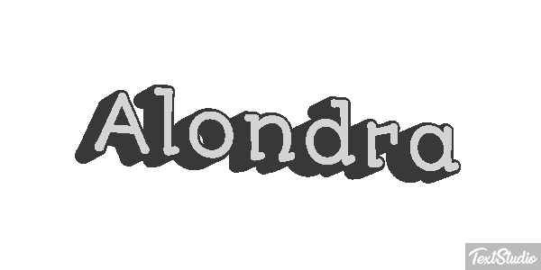 Alondra Effet de texte