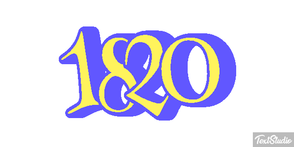 1820 テキスト効果