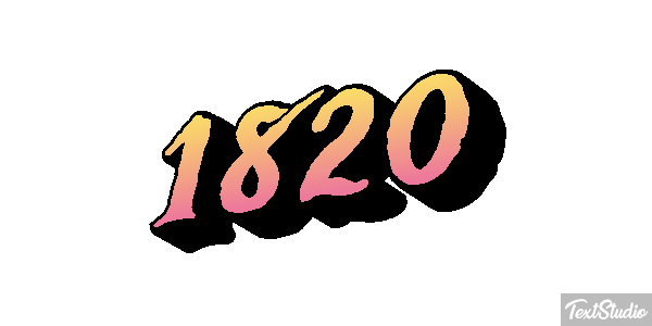 1820 テキスト効果