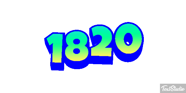 1820 テキスト効果